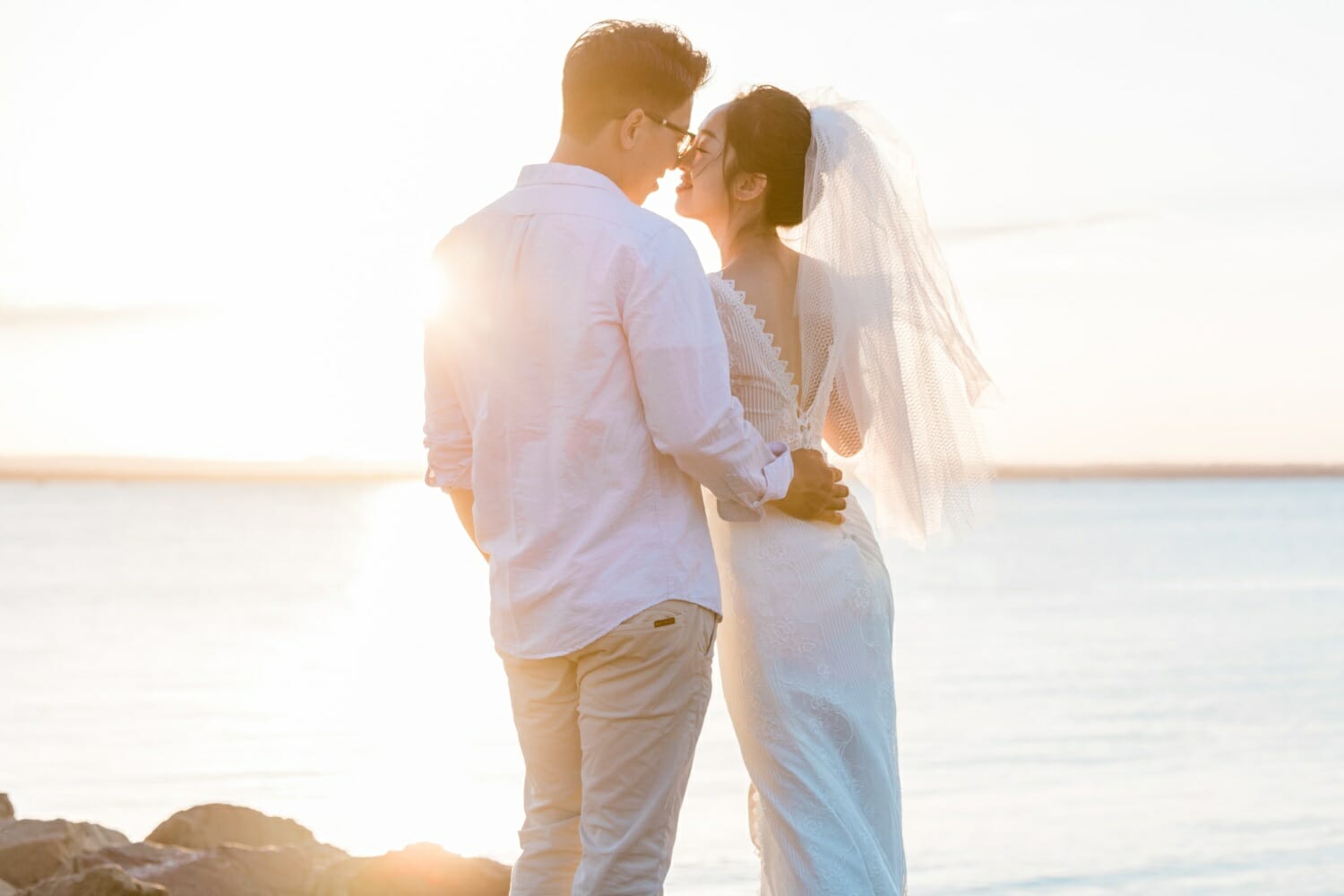 Asian wedding sunset photoshoot Asian wedding sunset photoshoot